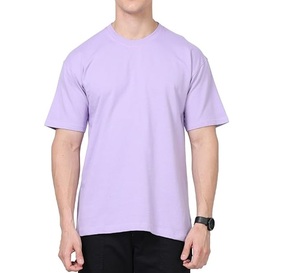 Camiseta de Cuello Redondo con Hombros Caídos para Hombre, 100% Algodón Orgánico, Lisa, Talla Grande, con Logotipo Personalizado, Transpirable, de Primera Calidad - Product Image 6