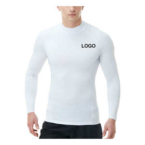 Dernier design de rashguard pour homme, vêtements de sport, couleur unie, manches longues, rashguard personnalisé pour homme, en vente en ligne - Product Image 2