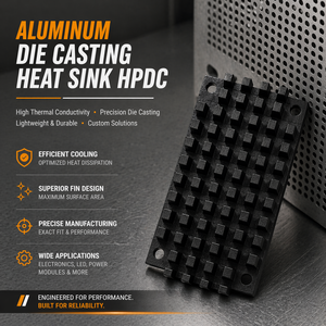 Disipador de calor de aluminio fundido a presión HPDC - Product Image 2