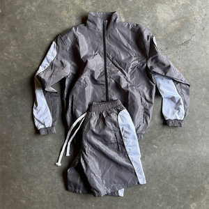 Chaqueta Cortavientos Impermeable de Invierno Personalizada para Hombre, Camiseta de Nailon, Pantalones Cortos Ligeros para Correr, Sudadera Deportiva - Product Image 2