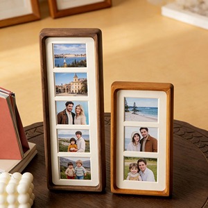 Solid Wood Handmade Eco-Friendly <b>Bear</b> Photo Frame <b>Cute</b> Ornaments Creative Home Decorations Desktop Children Display Birthday - Product Image 4