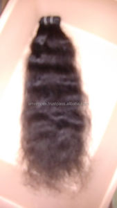 100% cuticule alignée sans perte Style de vague naturelle 100% extensions de cheveux humains indiens crus de Chennai en gros - Product Image 2