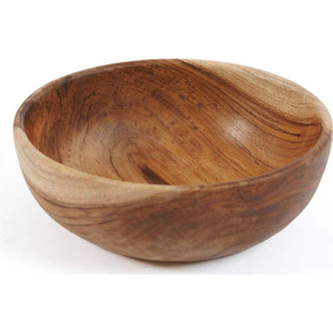 Tazón Redondo de Madera Ecológico Clásico para Dátiles con Acabado Pulido y Tema Budista por blossom craft india - Product Image 6