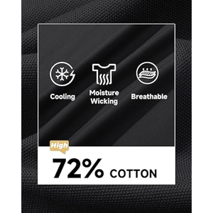 Camisa de Golf para Hombre, Transpirable, de Manga Corta, Algodón Piqué, 3 Botones, Corte Clásico, Informal, de Alto Rendimiento - Product Image 5