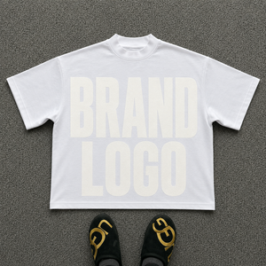 T-shirt pour homme de luxe, coupe classique, 100% coton, haute qualité, écologique, séchage rapide, streetwear, logo de marque personnalisé, tee-shirt décontracté tendance - Product Image 3