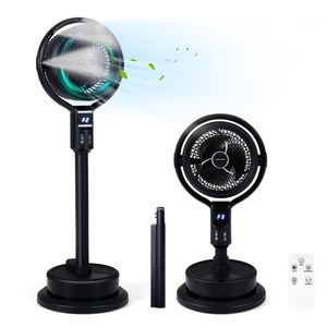 Adjustable Height 900 CFM Standing Pedestal <b>Fan</b> 0.5 Gal Tank Indoor and Outdoor <b>Misting</b> Tower <b>Fan</b> - Product Image 1