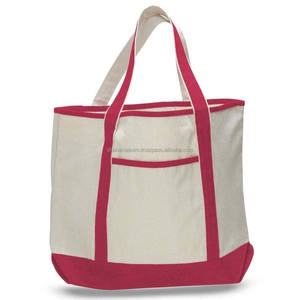 Fashionable Cotton Heavy Canvas Tote Bag Sustainable Multi Compartments Canvas Daily Use Summer Storage <b>Clothes</b> Bags - Product Image 1