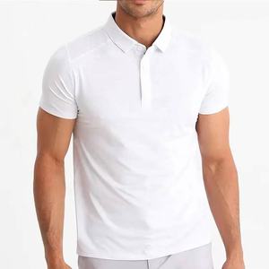Polo à col rabattu personnalisé avec logo, prix compétitif 2025, polo de golf, t-shirt polo 100% coton, polo pour homme - Product Image 5
