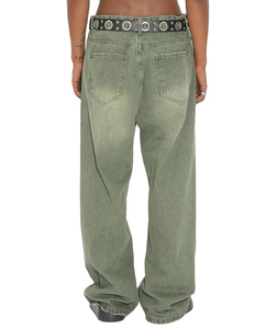 High Quality Premium Solid <b>Material</b> Latest Style Cargo Baggy <b>Denim</b> Pant Factory Direct Adjustable Rate Men Baggy <b>Denim</b> Pant - Product Image 2