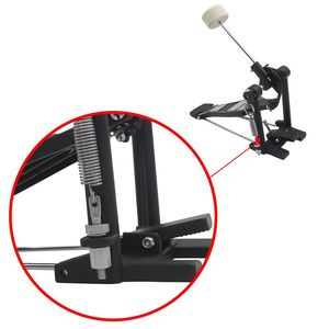 Pedale Doppio Nero Professionale per Batteria, con Testa Hammerhead, per Set Batteria Adulti, Strumento a Percussione in Ferro, Pezzo Singolo, MOQ - Product Image 4
