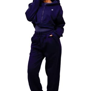 Sweat-shirts à capuche zippés pour femmes, sur mesure, faible MOQ, vente en gros, OEM, marque privée, streetwear en polaire, sweat-shirts à capuche zippés pour femmes - Product Image 6