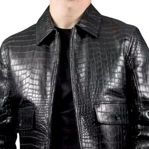 Chaqueta Bomber Unisex de Invierno, Transpirable, de Poliéster Negro, con Cuello Alto, Logotipo Frontal, Estilo Urbano, de Primera Calidad - Product Image 6