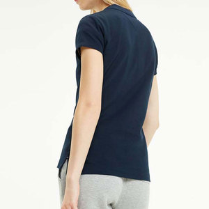 Polo de golf pour femme en coton de haute qualité, simple, respirant, décontracté, avec logo personnalisé, vente en gros, promotion estivale - Product Image 3