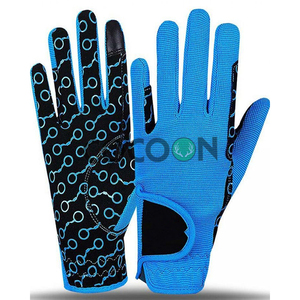 Gant d'équitation professionnel antidérapant, respirant, léger, en cuir synthétique, équipement d'équitation - Product Image 1