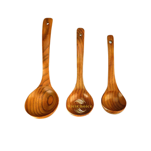 Cucharón de Madera al por Mayor, Utensilio Natural para Servir Sopa, para el Mercado de Exportación - Product Image 1