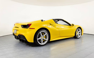 Four F_errari 296 GTB 2dr Coupe Hybrid Used <b>Car</b> Sale Left Steering Leather Seats Dark <b>Interior</b> Turbo Engine RWD ACC R18 8-Speed - Product Image 3