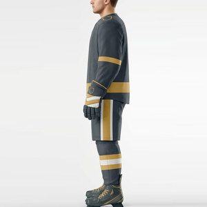 Ensemble d'équipement confortable pour joueur de hockey, tissu durable avec coutures robustes pour le patinage sur glace et l'utilisation en équipe - Product Image 6