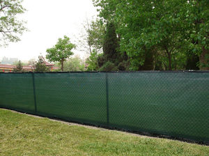 Green Plastic Mesh <b>Fence</b> Extruded With Cutting Service Grass Green Color - Product Image 5