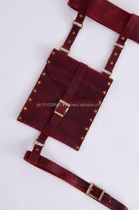 Sac de jambe en cuir-Sac de cavalier en cuir-Sac de hanche-Cuisse-Sac de jambe de motard - Product Image 4