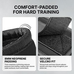 Wholesale <b>Cheap</b> Price Unisex Ankle Strap 8mm Neoprene <b>Padding</b> Non Slip Eco Friendly Sustainable Durable Adjustable Fit Strap - Product Image 2