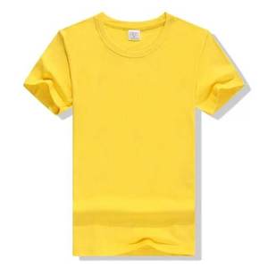 <span class=keywords><strong>T</strong></span>-shirt all'ingrosso in misto cotone CVC da 180 g/m², 50% cotone 50% poliestere, a maniche corte, tinta unita, senza stampa. - Product Image 4