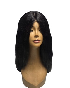 Full Wig 26 Inches 100% Human Remy Indian Hair Natural Wave Lace Front Premium Quality Medium Density Taz Hair Bd gluless wig - Product Image 5