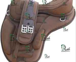 Selle anglaise de luxe en cuir véritable, personnalisable en plastique/bois, haute qualité, pour course hippique et dressage, meilleur prix, style western - Product Image 5