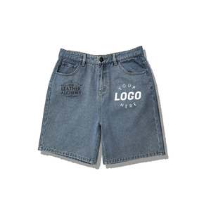 Proveedor de pantalones cortos de mezclilla ajustados OEM de Pakistán para hombre, estilo urbano, comodidad de verano y estilo de vida de alta calidad - Product Image 1