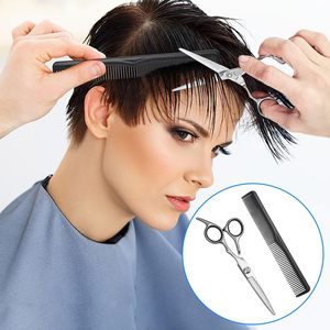Tijeras Profesionales para Cortar Cabello de 5.5 Pulgadas, Tijeras de Peluquería Pequeñas, Herramientas para Corte de Cabello, Borde Afilado con Ajuste - Product Image 5