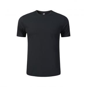 T-shirts de sport pour hommes en jersey respirant polyester/coton, personnalisables avec logo de marque, de haute qualité, doux et confortables pour l'entraînement et la course à pied. - Product Image 3