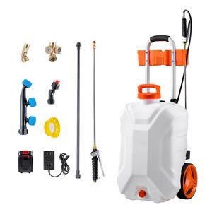 Spruzzatore Elettrico per Erbicidi da 10 Galloni, Regolabile 0-80 PSI, a Batteria, con Carrello, per Giardino - Product Image 1