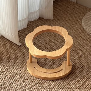 Portable Waterproof Raised Pet <b>Bowls</b> Set Bamboo <b>Stand</b> for <b>Dogs</b> & Cats Adjustable Food/Water Feeder - Product Image 4