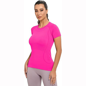 T-shirt d'entraînement long pour femme, haut de sport léger et respirant pour la gym, le fitness, la course à pied et les séances d'entraînement - Product Image 2