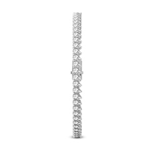 Beautiful 18k <b>SOLID</b> <b>Gold</b> Bracelets Jewellery White <b>Gold</b> Lilac Pear Lab Diamond Tennis Bracelet Igi Certified Hand Band For Girl - Product Image 2