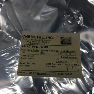 AMAT 0020-23584 Protector Superior, 8 pulgadas, 128797 - Equipo y Piezas de Semiconductores de Confianza de Global Legacy - Product Image 3