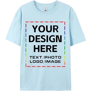เสื้อยืดคอกลมแขนสั้นไซส์ใหญ่สไตล์ซัมเมอร์ สีพื้น ยูนิเซ็กซ์  ออกแบบได้ตามต้องการ เสื้อยืดลำลองสำหรับผู้ชายและผู้หญิง จากบังกลาเทศ - Product Image 2