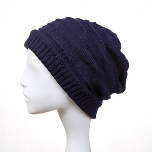 Unisex Solid Color Knit Beanie Hat 100% Acrylic <b>Winter</b> <b>Cap</b> Casual Adult 56-58CM Computer Knitted - Product Image 1