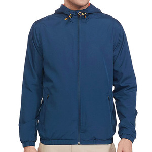 Chaquetas cortavientos con capucha de última moda para hombre, para uso en exteriores, para entrenamiento, a precio económico al por mayor. - Product Image 1