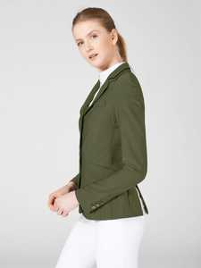 Chaqueta de Caza y Competición Ecuestre para Mujer, Personalizable en Talla y Logotipo, Color Rosa Polvoriento, de Algodón y Elastano, para Actividades al Aire Libre - Product Image 5