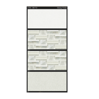 Carreaux muraux numériques en céramique 300x600mm Brillants Isolation thermique Aspect marbre moderne pour cuisine et salle de bain