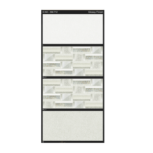Carreaux muraux numériques en céramique 30x60cm, aspect marbre luxueux, brillant, 300x600 mm, carrelage mural en céramique 30x60, carrelage sol cuisine - Product Image 1