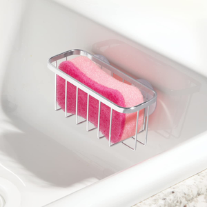 Classic stainless Steel sink Sponge holder Custom kitchen Hook Type Sponge <b>Rack</b> For Dishcloth Draining use In Wholesale - Product Image 1