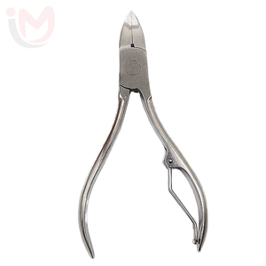 Cortauñas de Acero Inoxidable con Abertura de Mandíbula Ancha, Mango de Plástico, Diseño Portátil, Pinzas Multiusos de Boca Oblicua para Cutículas - Product Image 4