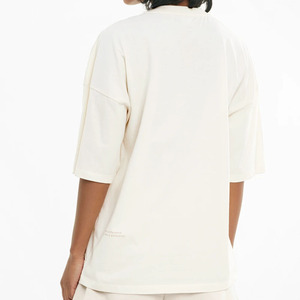 Premium Cotton Blend Fabric / Soft Breathable Lightweight Casual Streetwear Trendy Oversized Women T Shirts Drop Shoulder Design - Product Image 2