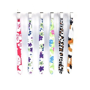 Pinzas para Cejas Clásicas con Diseño Floral S Network, Punta Inclinada, Acero Inoxidable, Diseño Duradero para un Acabado Preciso, Colores Personalizados - Product Image 3