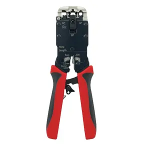 All-In-One 4P/6P/8P/DEC Premium Professional Modular Plug Crimper