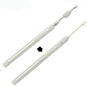 Hair Extension Pulling Hook Tool with Interchangeable Loop <b>Needles</b> for Micro <b>Bead</b> I Tip Nano Ring Extension Installation Tools - Product Image 5