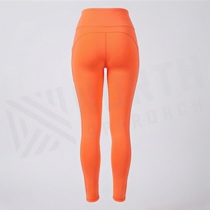 High Waisted Womens Nylon Spandex Workout Leggings Seamless Yoga Pants Summer Active Wear Gym Fitness Running Tights - Product Image 2