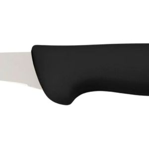 Couteaux à désosser la viande à manche noir avec une fine lame courbée argentée et un repose-doigts ergonomique pour la préparation et la découpe de la volaille - Product Image 5