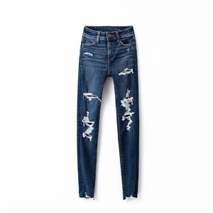 Pantalones Vaqueros de Mezclilla para Mujer, de Alta Calidad, Personalizados, Holgados, de Invierno, Nuevo Diseño, Color Sólido, Lavado Nieve, Pierna Ancha, Secado Rápido - Product Image 3